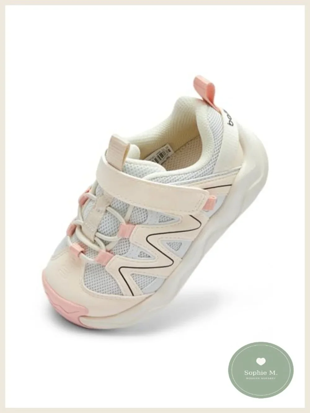 Toddler Boys Girls Sneakers Non Slip Breathable Mesh Hook-and-Loop EVA Running